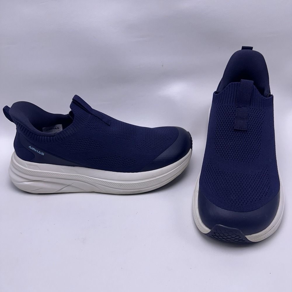 Airhas Women's Slip On Low Top Walking Sneakers Size 8.5 Blue